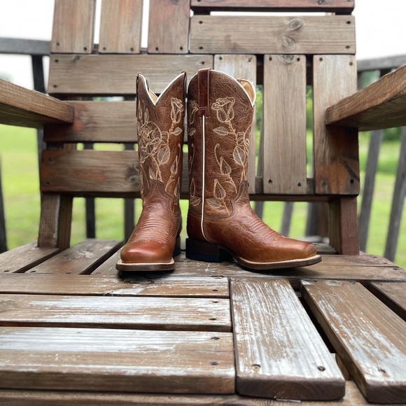 Roper Shoes - Roper Desert Rose Steppin out Western Boot